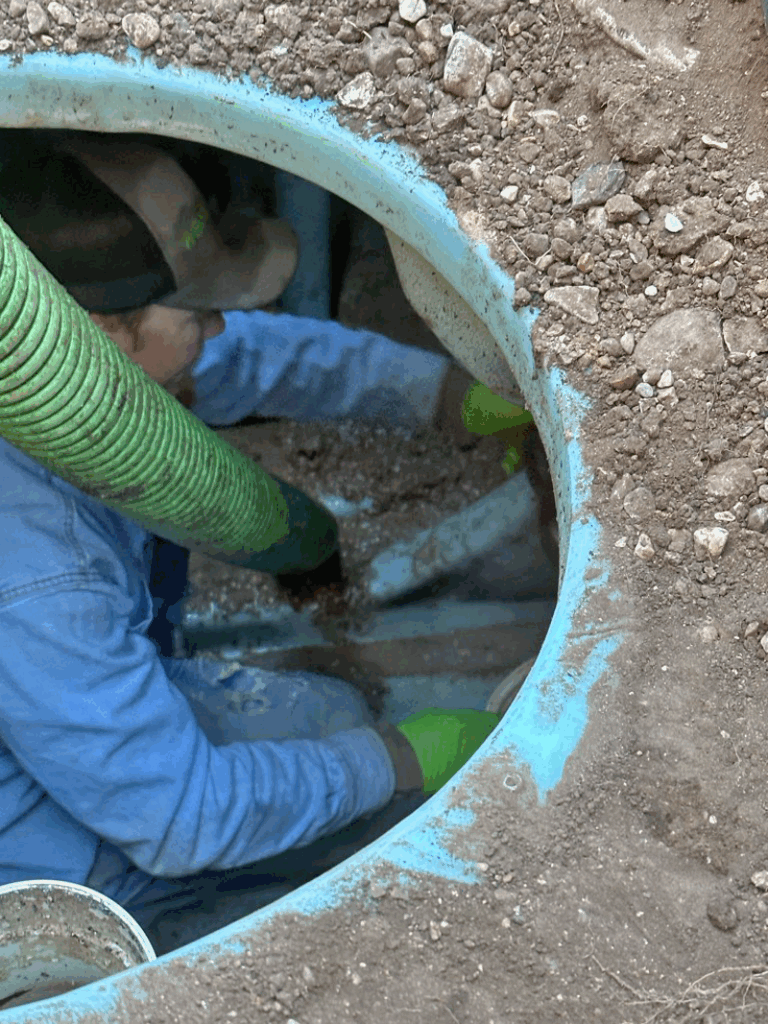Man-in-hole