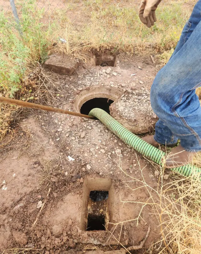 Septic-Tank-04 Webb's Select-A-Service pumping a septic tank