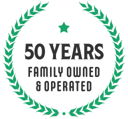 50 Years Family Owned & Operated